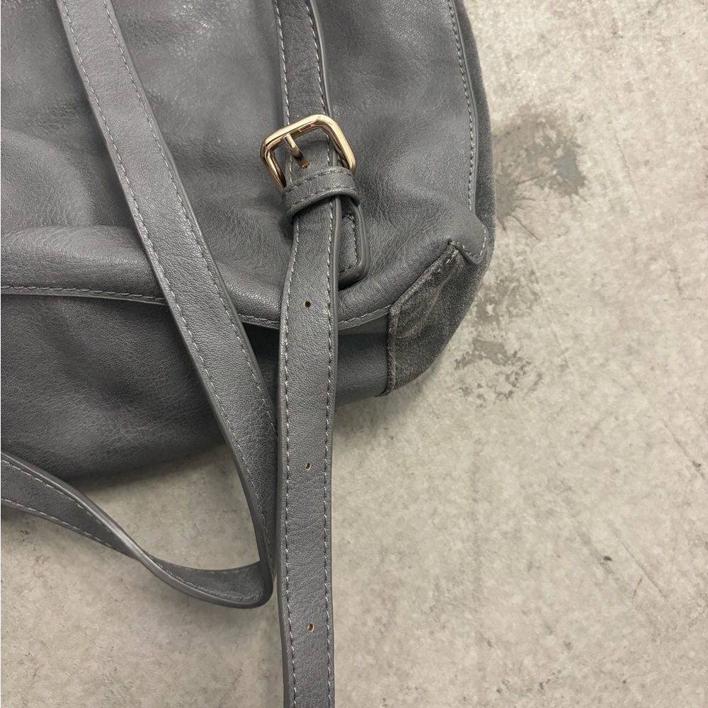 Grey Suede Backpack - Picture 8 of 8